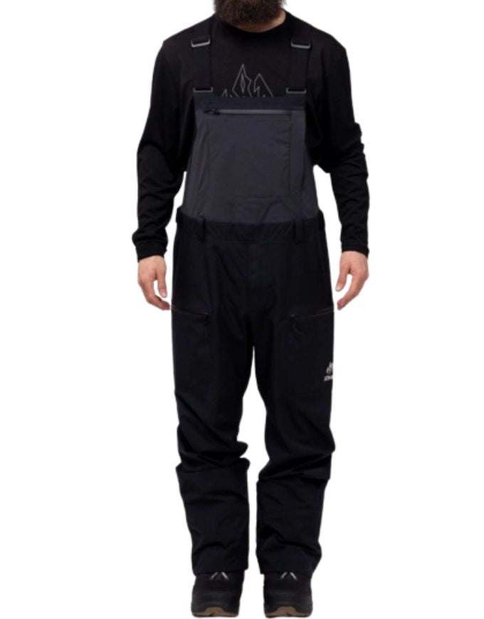 Jones Shralpinist Stretch Recycled Bib Pant | Stealth Black